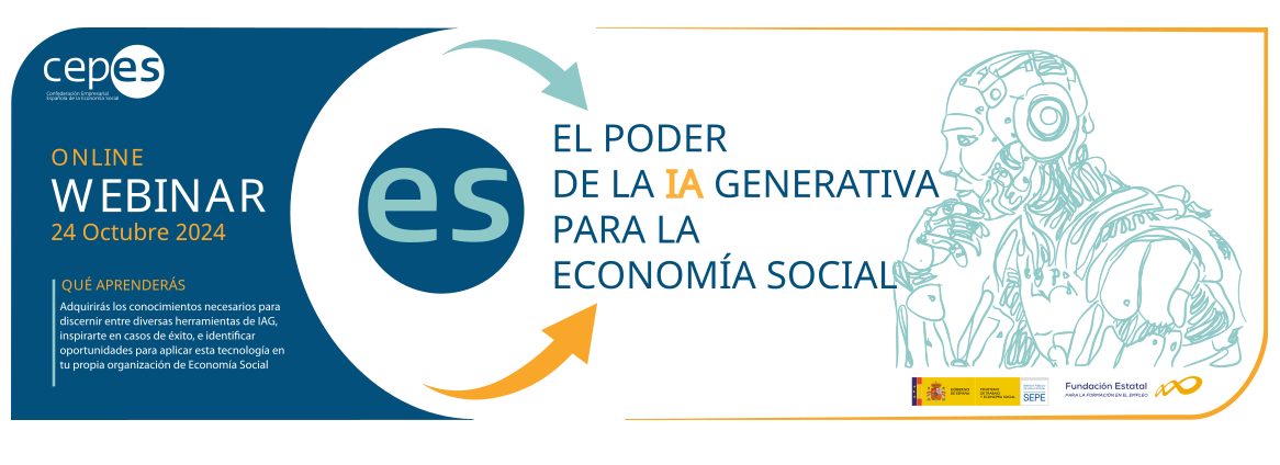 Seminari web: “El poder de la IA Generativa per a l'Economia Social”